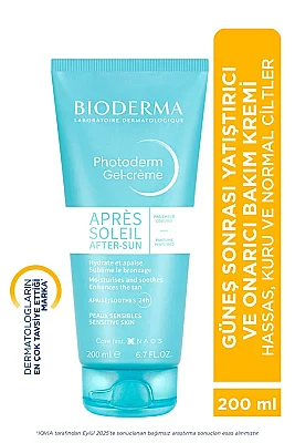 Bioderma Photoderm After Sun Nemlendirici ve Yatıştırıcı Güneş Sonrası Bakım Kremi 200 ml - Bioderma