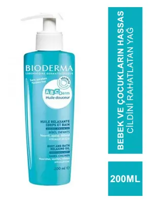 OUTLET - Bioderma ABCDerm Relaxing Oil 200 ml Masaj Yağı - 3