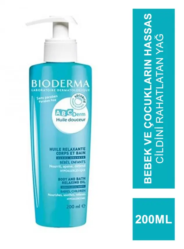 Bioderma ABCDerm Relaxing Oil 200 ml Masaj Yağı - 3