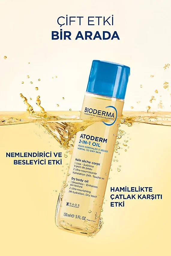 Bioderma Atoderm 2in1 Oil Nemlendirici Kuru Yağ 150 ml - 5