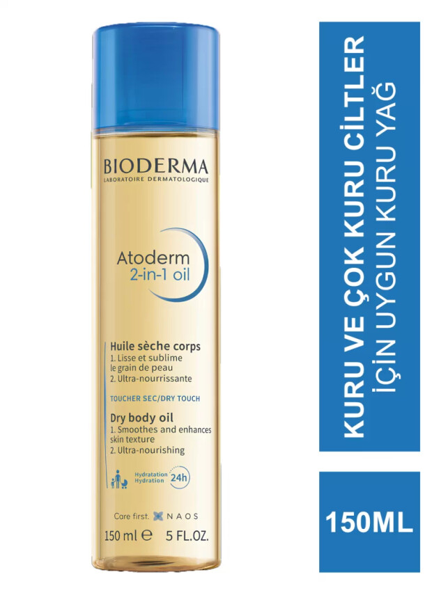 Bioderma Atoderm 2in1 Oil Nemlendirici Kuru Yağ 150 ml - Bioderma