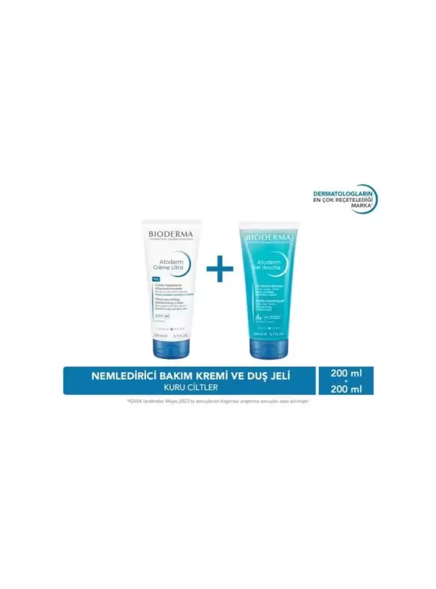 Bioderma Atoderm Cream Ultra 200 ml & Atoderm Shower Gel 200 ml - 2