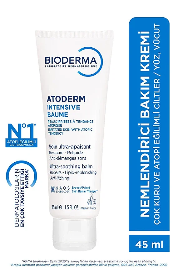 Bioderma Atoderm Intensive Balm 45 ml Bakım Kremi - 1