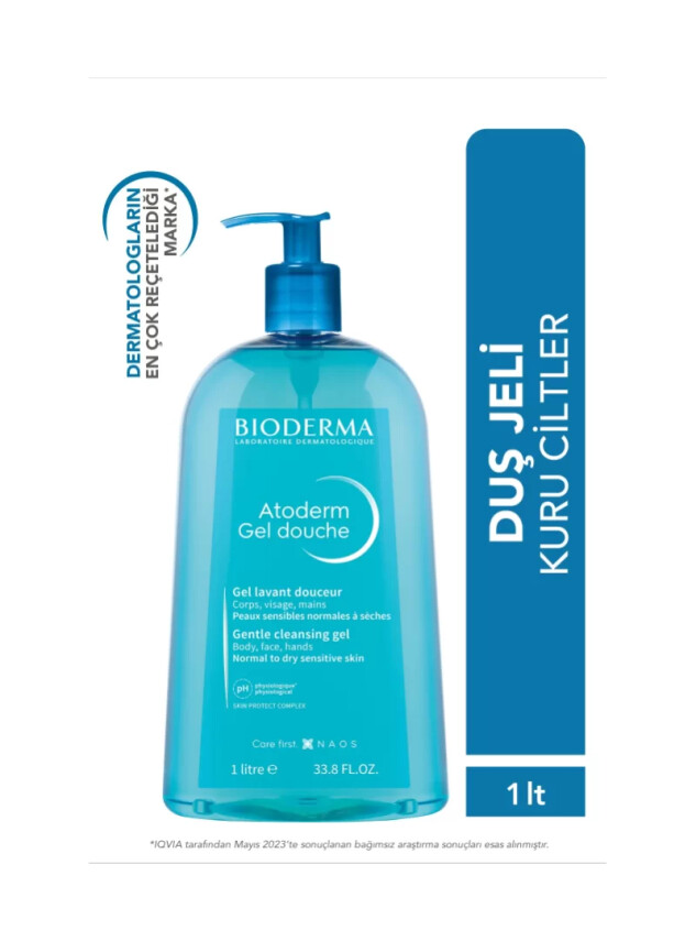 Bioderma Atoderm Shower Gel 1 Litre - Bioderma