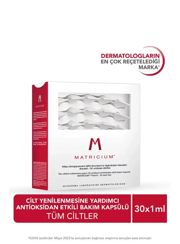 Bioderma Matricium Cilt Bakım Kapsülü 30 x 1 ml - 1