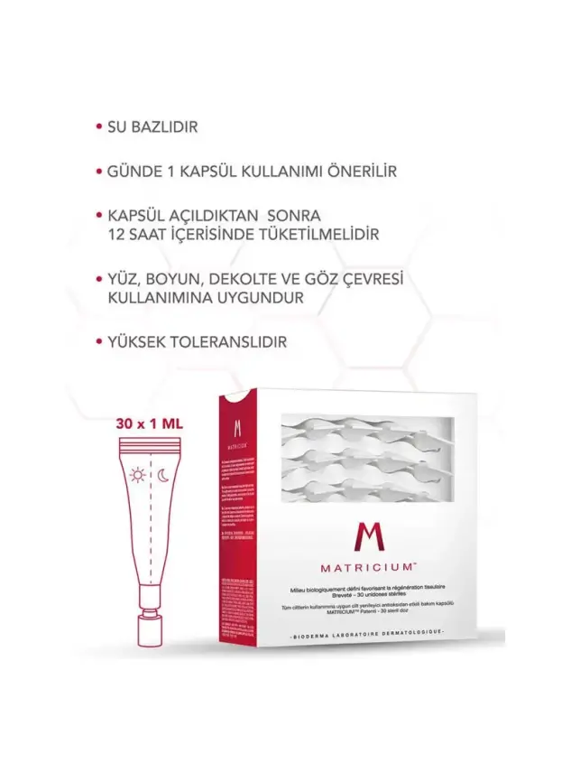 Bioderma Matricium Cilt Bakım Kapsülü 30 x 1 ml - 3
