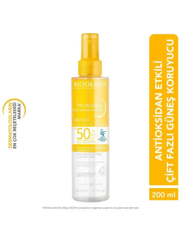 Bioderma Photoderm Anti-Ox Sun Protective Water SPF50 200 ml - 1