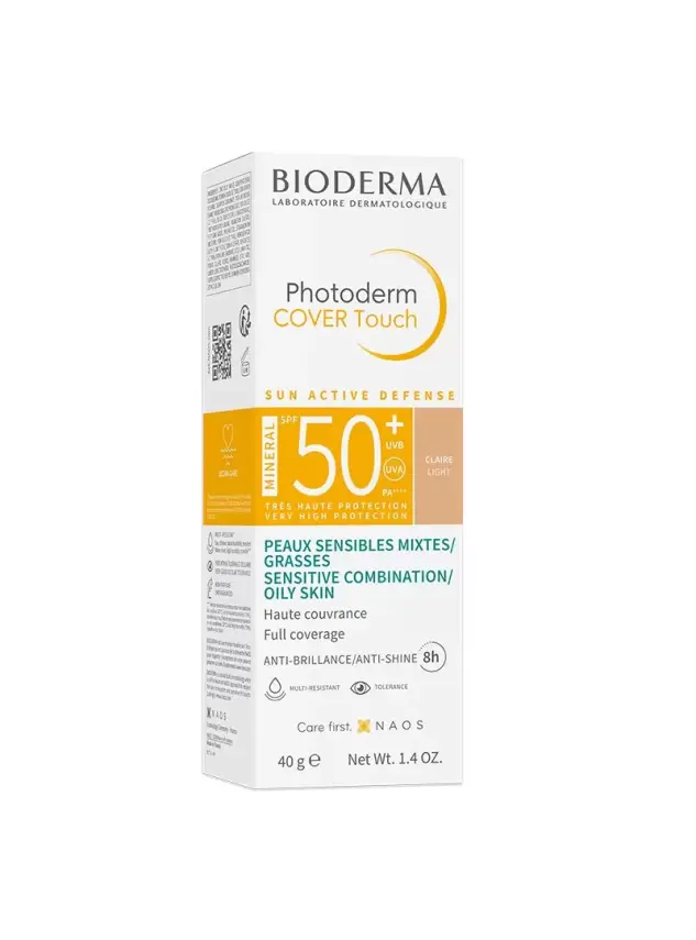 Bioderma Photoderm Cover Touch Mineral SPF50+ Light 40 ml - 2