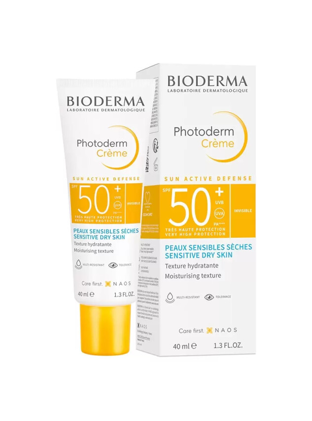 Bioderma Photoderm Creme Renksiz Kuru Ciltler için Yüksek Korumalı SPF50+ Yüz Güneş Kremi 40 ml - Bioderma
