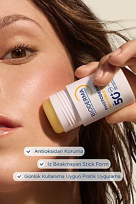 Bioderma Photoderm Invisible Stick SPF50+ Antioksidan UV Koruma İçeren Hassas & Tüm Ciltler Güneş Kremi 15gr - 3
