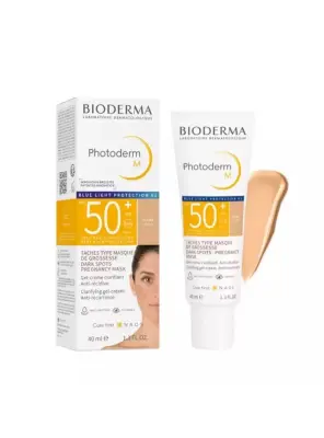 OUTLET-Bioderma Photoderm M SPF50+ Light Koyu Lekeye, Mavi Işığa Karşı SPF50+ Açık Renkli Yüz Güneş Kremi 40 ml - 2