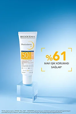 Bioderma Photoderm M SPF50+ Light Koyu Lekeye, Mavi Işığa Karşı SPF50+ Açık Renkli Yüz Güneş Kremi 40 ml - 4