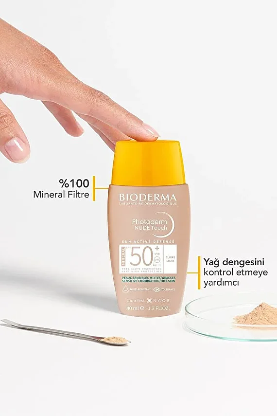 OUTLET - Bioderma Photoderm Nude Touch SPF 50+ Light 40 ml - 2