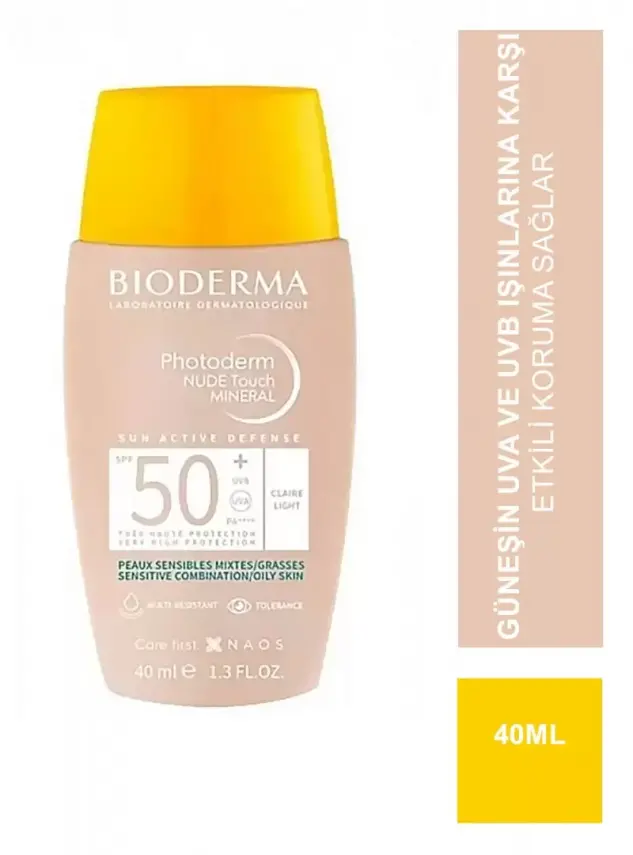 Bioderma Photoderm Nude Touch SPF 50+ Light 40 ml - 2