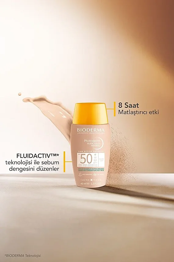 Bioderma Photoderm Nude Touch SPF 50+ Light 40 ml - 3