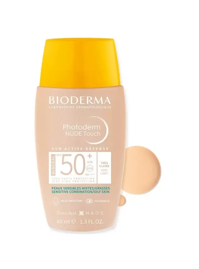 OUTLET - Bioderma Photoderm Nude Touch Very Light Spf 50+ Natural Renkli Güneş Koruyucu 40 ml - 3