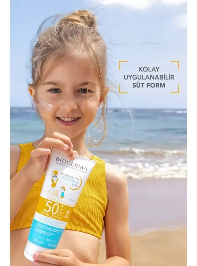 Bioderma Photoderm Pediatrics Lait Bebek, Çocuk için SPF50+ Yüksek Korumalı Süt Formda Güneş Kremi Spf50+ 100 ml - 5