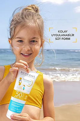 Bioderma Photoderm Pediatrics Lait Bebek, Çocuk için SPF50+ Yüksek Korumalı Süt Formda Güneş Kremi Spf50+ 200 ml - 3