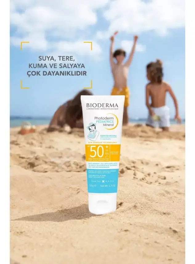 OUTLET - Bioderma Photoderm Pediatrics Yenidoğan Bebek, Çocuk SPF50+ Yüksek Koruma Mineral Güneş Kremi 50 gr - 2