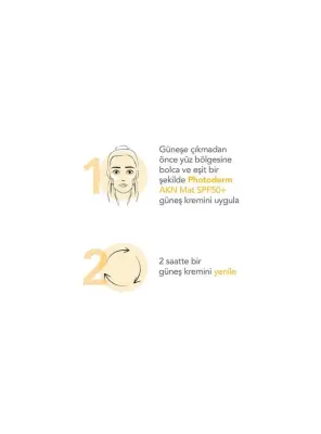 OUTLET - Bioderma Photoderm SPF 30 AKN Mat Yağlı, Akneli Cilt için Sivilce Karşıtı Matlaştırıcı Güneş Kremi 40 ml - 5