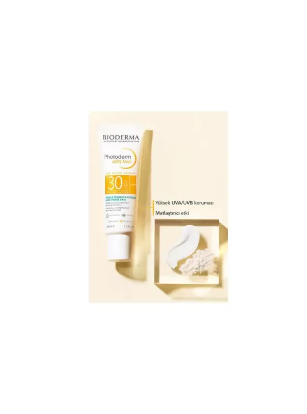 Bioderma Photoderm SPF 30 AKN Mat Yağlı, Akneli Cilt için Sivilce Karşıtı Matlaştırıcı Güneş Kremi 40 ml - 4
