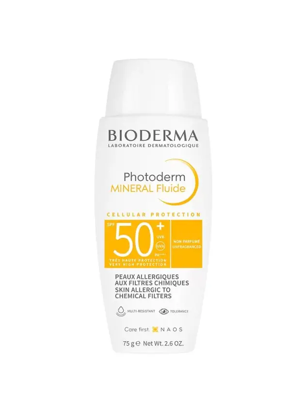 Bioderma Photoderm SPF 50+ Mineral Fluide Çok Hassas Ciltler Yüksek Korumalı Mineral Güneş Koruyucu Krem 75 gr - 2