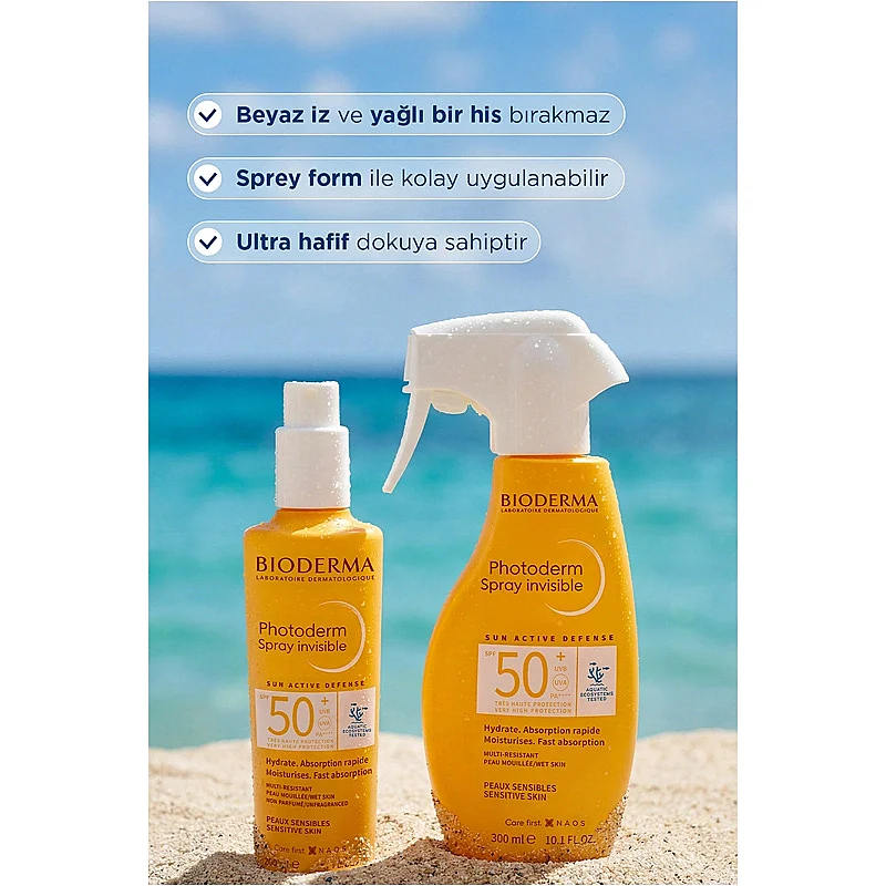 Bioderma Photoderm SPF 50+ Tüm Ciltler için Sprey Form Yüksek Korumalı Güneş Kremi 200 ml - 8