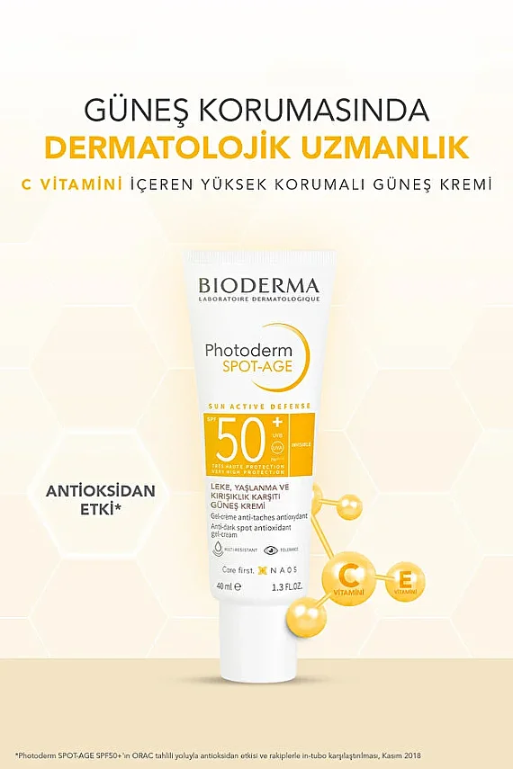 Bioderma Photoderm Spot Age Spf 50 Leke, Yaşlanma ve Kırışıklık Karşıtı Güneş Kremi 40 ml - 3