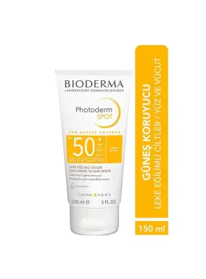 OUTLET - Bioderma Photoderm Spot SPF 50+ Leke Karşıtı Güneş Kremi 150 ml - Bioderma