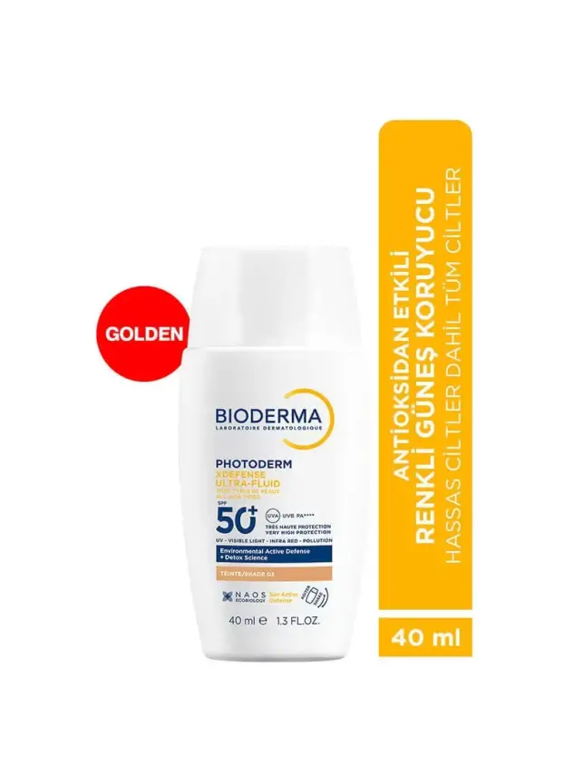 OUTLET - Bioderma Photoderm XDefense Ultra-Fluid SPF50+ 40 ml - Golden - 1