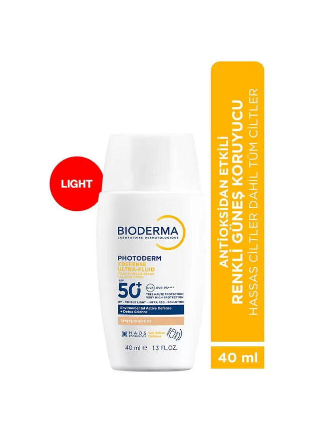 Bioderma Photoderm XDefense Ultra-Fluid SPF50+ 40 ml - Light - Bioderma