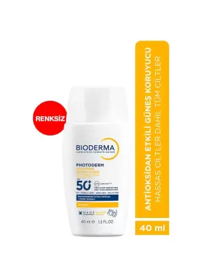 OUTLET - Bioderma Photoderm XDefense Ultra-Fluid SPF50+ 40 ml - Renksiz - Bioderma