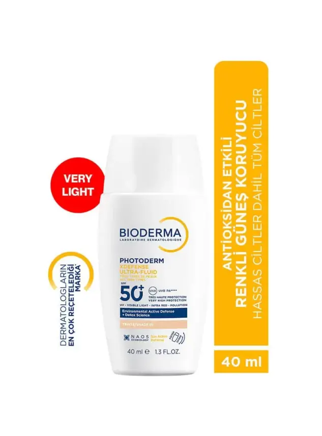 Bioderma Photoderm XDefense Ultra-Fluid SPF50+ 40 ml - Very Light - 1
