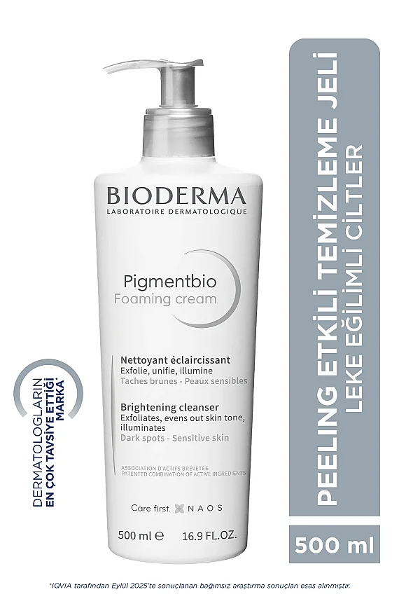 Bioderma Pigmentbio Foaming Cream Cleanser Temizleme Jeli 500 ml - 1