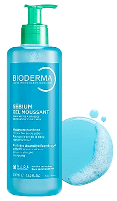 Bioderma Sebium Foaming Cilt Temizleme Jeli 400 ml - Bioderma