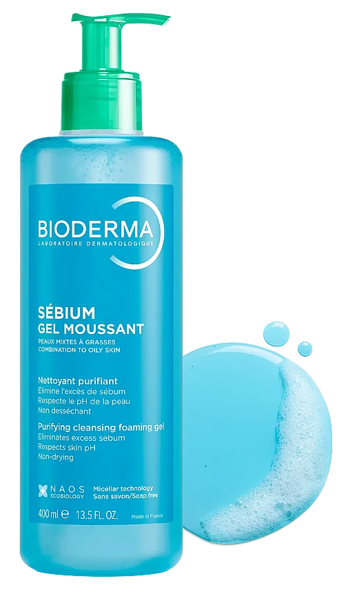 Bioderma Sebium Foaming Cilt Temizleme Jeli 400 ml - 1