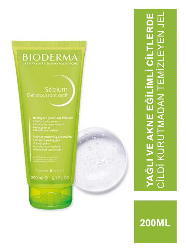 Bioderma Sebium Foaming Gel Active 200 ml - Bioderma