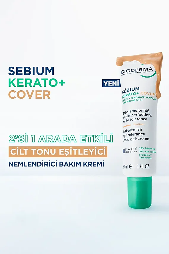 Bioderma Sebium Kerato+ Cover Krem 30 ml - 2