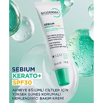 Bioderma Sebium Kerato+ Spf30 Renkli Güneş Kremi 30 ml - 5