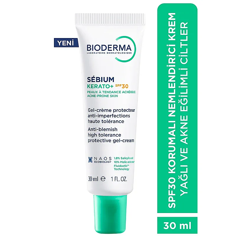 Bioderma Sebium Kerato+ Spf30 Renkli Güneş Kremi 30 ml - 1