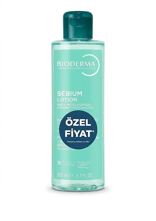 Bioderma Sebium Lotion 200 ml Cilt Temizleyiciler Bioderma Bioderma Sebium Ürünleri