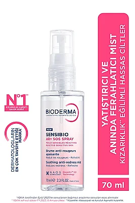 Bioderma Sensibio Ar+ Sos Spray 70ml | Kızarıklık Karşıtı Sprey - Bioderma
