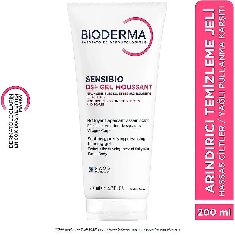Bioderma Sensibio DS+ Foaming Gel Temizleyici Jel 200 ml - 1