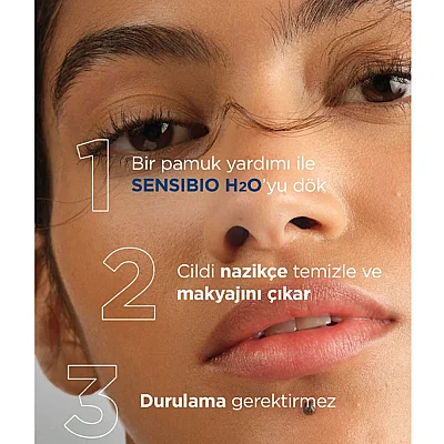 Bioderma Sensibio H2O Cilt ve Makyaj Temizleme Misel Suyu 100 ml - 3