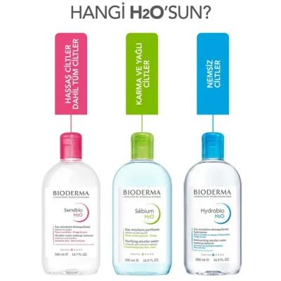 Bioderma Sensibio H2O Cilt ve Makyaj Temizleme Misel Suyu 250 ml - 4