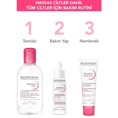 Bioderma Sensibio H2O Cilt ve Makyaj Temizleme Misel Suyu 250 ml - 7