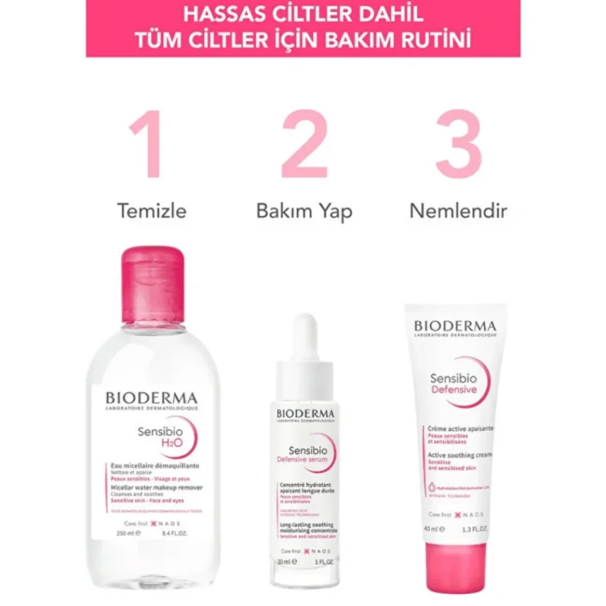 Bioderma Sensibio H2O Cilt ve Makyaj Temizleme Misel Suyu 250 ml - 7
