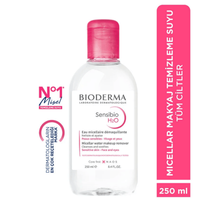 Bioderma Sensibio H2O Cilt ve Makyaj Temizleme Misel Suyu 250 ml - Bioderma