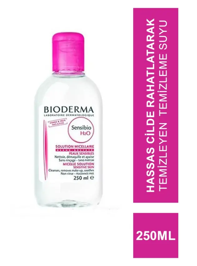 Bioderma Sensibio H2O Cilt ve Makyaj Temizleme Misel Suyu 250 ml - 1