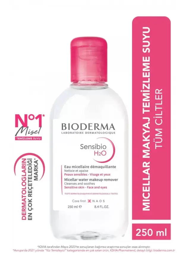 Bioderma Sensibio H2O Cilt ve Makyaj Temizleme Misel Suyu 250 ml - 3